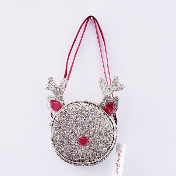 Cat & Jack Other - ⭐reindeer crossbody bag -cat & jack Gold